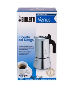 CAFFETTIERE: vendita online Bialetti Venus box Moka 0,5 L Argento in offerta 2