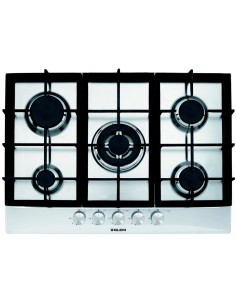 PIANI COTTURA A GAS: vendita online Glem Gas GT755HIX piano cottura Stainless steel Da incasso 5 Fornello(i) in offerta
