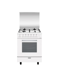 CUCINE CON FORNO ELETTRICO: vendita online Glem Gas A654MX6 cucina Bianco A in offerta