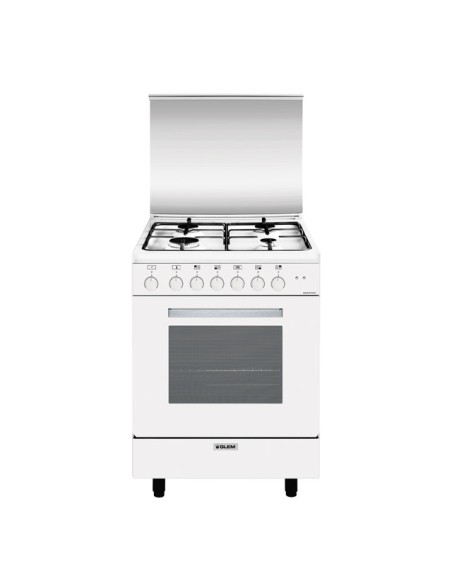 CUCINE CON FORNO ELETTRICO: vendita online Glem Gas A654MX6 cucina Bianco A in offerta