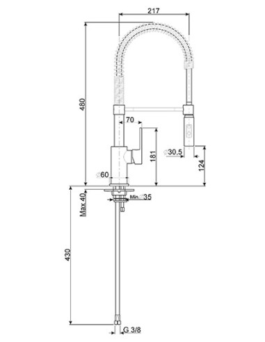 MISCELATORI: vendita online Smeg MIDR55CR rubinetto Cromo in offerta
