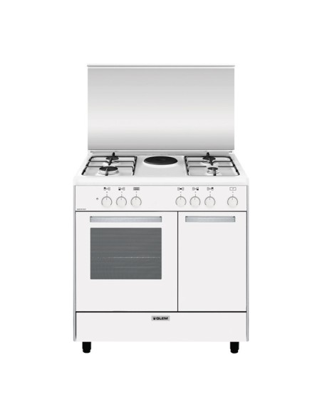 CUCINE CON FORNO ELETTRICO: vendita online Glem Gas AR856EX cucina Combi Bianco A in offerta