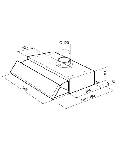 CAPPE: vendita online Smeg KSEIR92SE2 cappa aspirante Semintegrato (semincassato) Argento 225 m³/h D in offerta