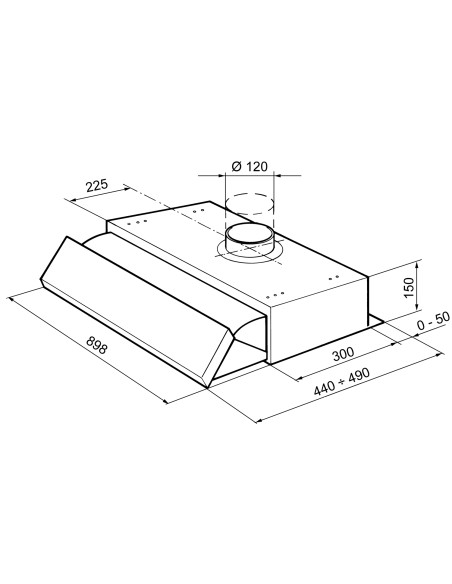 CAPPE: vendita online Smeg KSEIR92SE2 cappa aspirante Semintegrato (semincassato) Argento 225 m³/h D in offerta