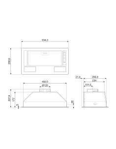 CAPPE: vendita online Smeg KSG52E cappa aspirante Integrato Argento 224 m³/h C in offerta 2