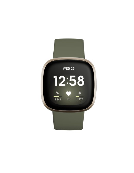 SMARTWATCH: vendita online Fitbit Versa 3 AMOLED Oro GPS (satellitare) in offerta