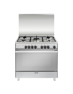 CUCINE CON FORNO ELETTRICO: vendita online Glem Gas UN965MI cucina Stainless steel A in offerta