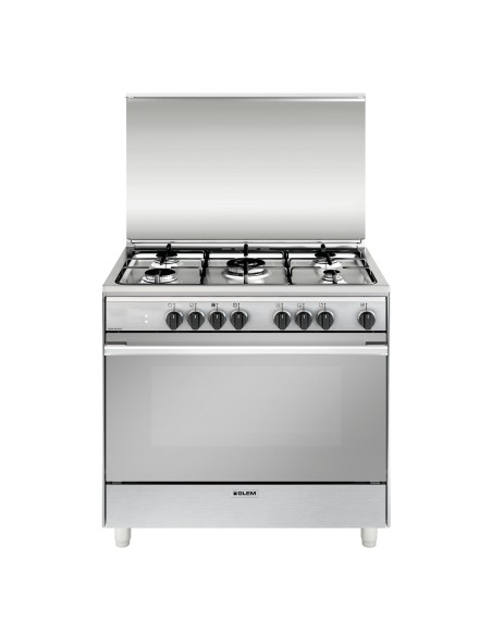 CUCINE CON FORNO ELETTRICO: vendita online Glem Gas UN965MI cucina Stainless steel A in offerta