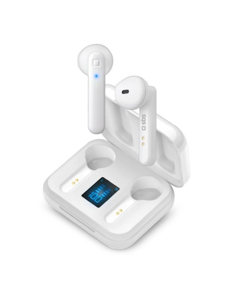 AURICOLARI E VIVAVOCE: vendita online SBS Twin Hop - Auricolari True Wireless Stereo con custodia e display LCD in offerta
