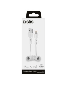 CAVI E ADATTATORI: vendita online SBS TECABLEUSBIP589SW cavo Lightning Bianco in offerta 2