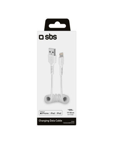 CAVI E ADATTATORI: vendita online SBS TECABLEUSBIP589SW cavo Lightning Bianco in offerta
