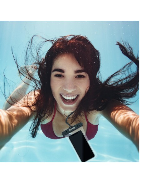 COVER E CUSTODIE SMARTPHONE: vendita online Celly Touchbag Nero, Trasparente in offerta