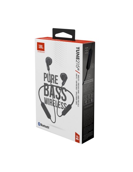 AURICOLARI BLUETOOTH: vendita online JBL Tune 215 Auricolare Wireless In-ear, Passanuca MUSICA Bluetooth Nero in offerta