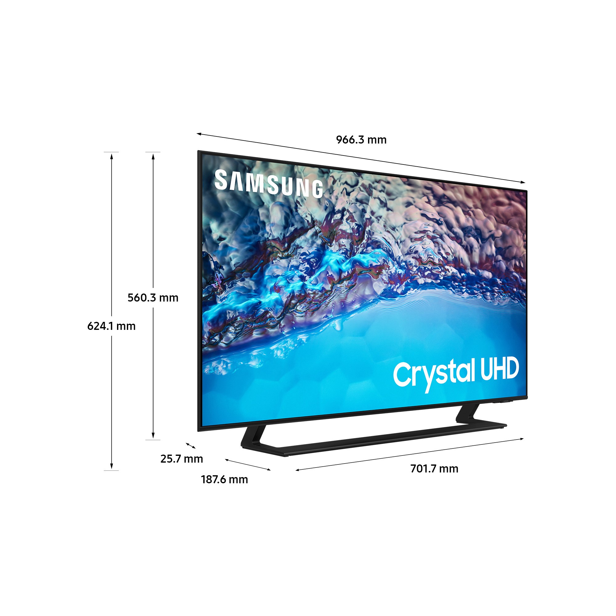 Samsung Series 8 TV Crystal UHD 4K 43” UE43BU8570 Smart TV WiFi Bl...