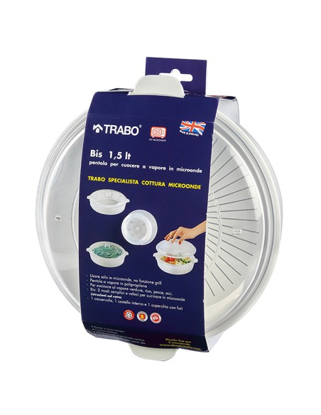 ACCESSORI VARI: vendita online TRABO ECMTR66 BIS SET COTTURA A VAPORE in offerta