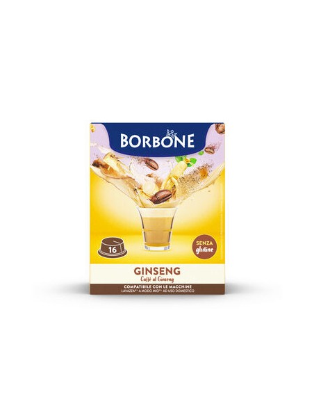 CAPSULE CAFFE': vendita online Caffè Borbone Capsule per Lavazza Ginseng 16 pz in offerta