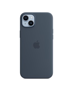COVER E CUSTODIE IPHONE: vendita online Apple Custodia MagSafe in silicone per iPhone 14 Plus - Blu tempesta in offerta