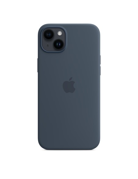COVER E CUSTODIE IPHONE: vendita online Apple Custodia MagSafe in silicone per iPhone 14 Plus - Blu tempesta in offerta