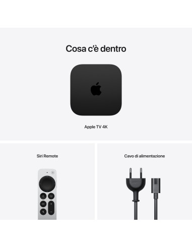 APPLE TV: vendita online Apple TV 4K Wi?Fi + Ethernet con 128GB di archiviazione in offerta