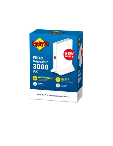 MODEM ROUTER: vendita online FRITZ!Repeater FRITZ REPEATER 3000 AX INTERNATIONAL 2400 Mbit/s Bianco in offerta