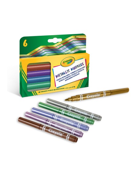 GIOCATTOLI: vendita online Crayola 58-8828 marcatore Metallico, Multicolore 6 pz in offerta