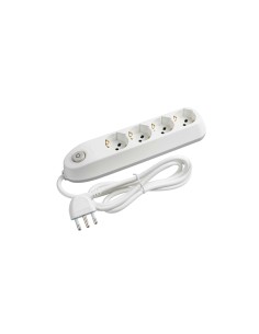 MATERIALE ELETTRICO: vendita online bticino Poker prolunghe e multiple 1,5 m 4 presa(e) AC Interno Bianco in offerta