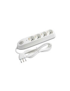 MATERIALE ELETTRICO: vendita online bticino Poker prolunghe e multiple 1,5 m 4 presa(e) AC Interno Bianco in offerta