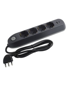 MATERIALE ELETTRICO: vendita online bticino Ciabatta elettrica Multipresa POKER con 4 prese universali P40 schuko bipasso Sch...