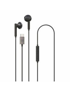 AURICOLARI E VIVAVOCE: vendita online Celly UP1100TYPEC Cuffie Cablato In-ear Musica e Chiamate USB tipo-C Nero in offerta