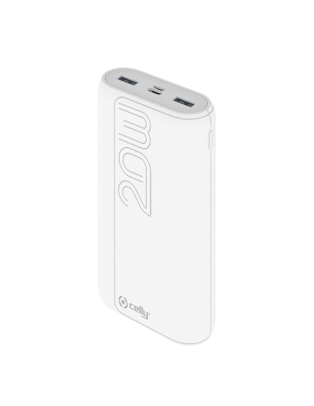 POWERBANK: vendita online Celly PBPD20000EVOWH batteria portatile 20000 mAh Bianco in offerta