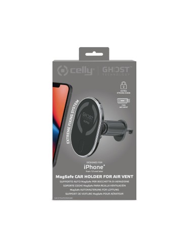 ACCESSORI VARI: vendita online Celly GHOSTSUPERMAG Supporto passivo Telefono cellulare/smartphone Nero in offerta