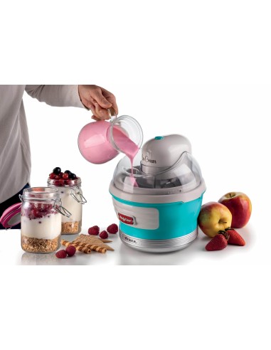 YOGURTIERE: vendita online Ariete 643 Ice Cream Maker Party Time, Macchina per fare il gelato, 12W, Capacità 1,5 L, Cestello ...