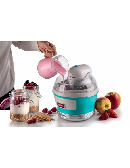 YOGURTIERE: vendita online Ariete 643 Ice Cream Maker Party Time, Macchina per fare il gelato, 12W, Capacità 1,5 L, Cestello ...