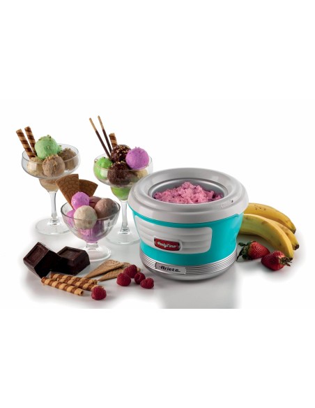YOGURTIERE: vendita online Ariete 643 Ice Cream Maker Party Time, Macchina per fare il gelato, 12W, Capacità 1,5 L, Cestello ...