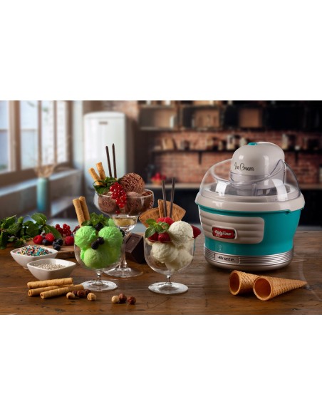 YOGURTIERE: vendita online Ariete 643 Ice Cream Maker Party Time, Macchina per fare il gelato, 12W, Capacità 1,5 L, Cestello ...