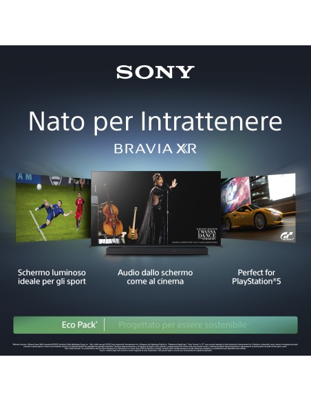 TV OLED: vendita online Sony XR-55A80L 139,7 cm (55") 4K Ultra HD Smart TV Wi-Fi Nero in offerta