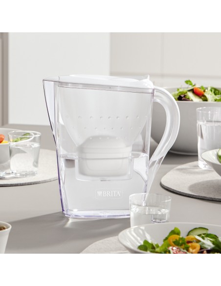 CARAFFE FILTRANTI: vendita online Brita Marella Caraffa filtrante 2,4 L Trasparente, Bianco in offerta