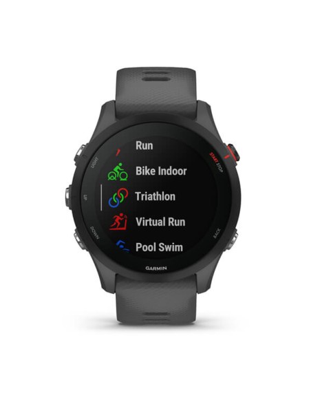 SMARTWATCH: vendita online Garmin Forerunner 255 3,3 cm (1.3") MIP 46 mm Digitale 260 x 260 Pixel Touch screen Grigio Wi-Fi G...