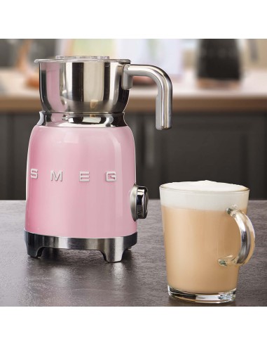 CAPPUCCINATORI: vendita online Smeg Montalatte 50's Style – Rosa LUCIDO – MFF11PKEU in offerta