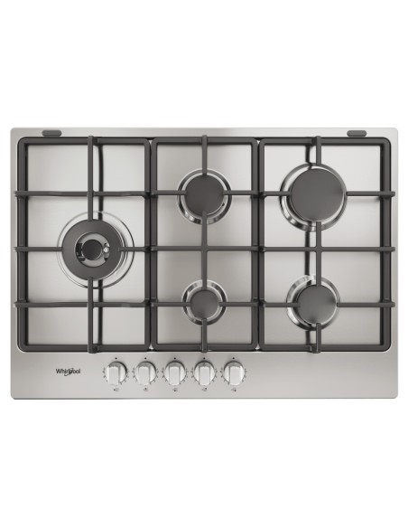 PIANI COTTURA A GAS: vendita online Whirlpool TGML 761 IX R Stainless steel Da incasso 73 cm Gas 5 Fornello(i) in offerta