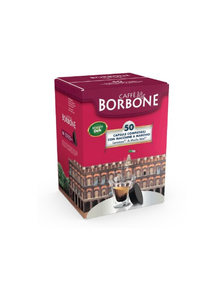 CAPSULE CAFFE': vendita online Caffè Borbone AMSDEKPALAZODEK050N Capsule caffè 50 pz in offerta