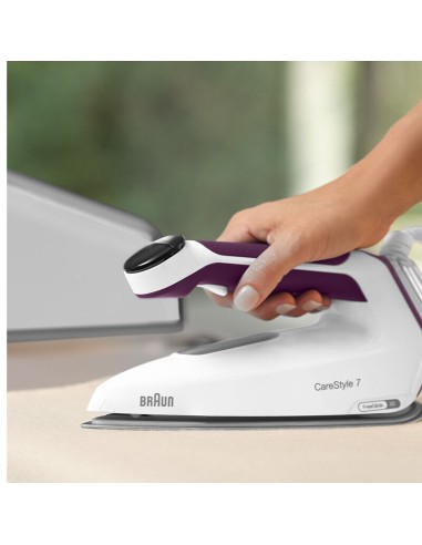 FERRI DA STIRO A CALDAIA: vendita online Braun CareStyle 7 IS 7266 VI 2700 W 2 L EloxalPlus soleplate Viola in offerta