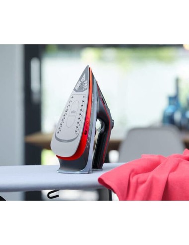 FERRI DA STIRO A VAPORE: vendita online Braun SI 5057 RD Ferro a vapore Ceramica 2700 W Nero, Rosso in offerta