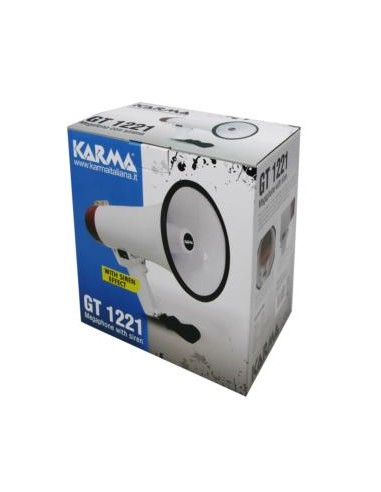 Karma Italiana GT 1221 megafono Interno/esterno 5 W Rosso, Bianco