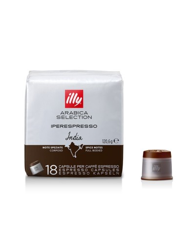 CAPSULE CAFFE': vendita online ILLY INDIA CAPSULE 18 PZ in offerta