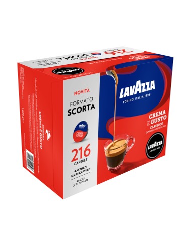 Lavazza A Modo Mio Crema e Gusto, 216 Capsule