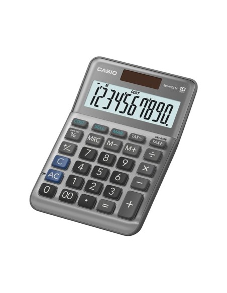 Casio MS-100FM calcolatrice Desktop Calcolatrice di base Grigio