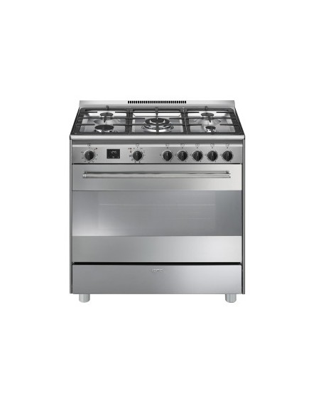 Smeg Concert BG91PX2 cucina Elettrico Gas Stainless steel A+