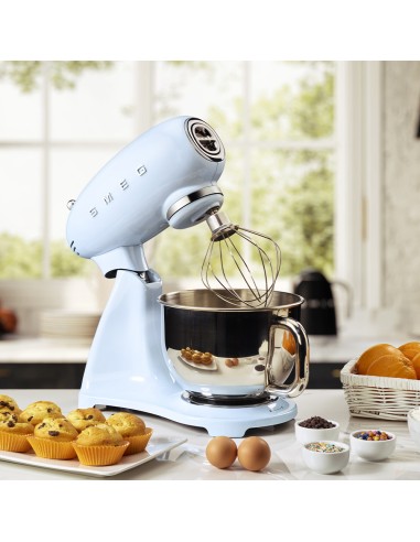 Smeg Impastatrice Full Color 50's Style – Azzurro LUCIDO – SMF03PBEU