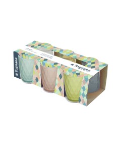 Tognana Porcellane N3585F4M227 bicchiere per acqua Multicolore 6 pz 320 ml 2